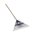 54" Hardwood Handle 24" Blade Spring 24 Tine Heavy-Duty Brace Rake | STR40912