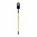 5" Blade 14 ga Yellow Professional Grade Fiberglass Handle Trenching/Cleanout Forward Turned Step 48" Shovel | STR89085