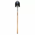 9.5" x 11.5" Steel Blade 48" Hardwood Handle 16 ga Round Turned Step Point Shovel | STRSVLR20