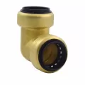 90 Degrees 1" x 1.5" Compression 207 Series TecTite Push-Fit, Lead-Free Brass Elbow | TCT10155482