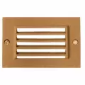 4.5" x 2 .93" Architectural Bronze Polymer For SLB Box Half Step Light Cover | ULSSLC1110AZ