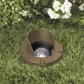 5 W MR-16 LED Standard Granite Die-Cast Copper-Free Aluminum Landscape Series 5261 Model In-Ground with Glare Shield 3 Emitter Well Light | VISGW5261GTWLF3