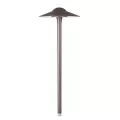 6.5 W 3000K LED Black Aluminum 8-15/32" x 21-27/32" Path Light | WAC605130BK