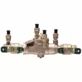 3/4" FNPT Lead-Free Bronze 175 psi LF009M3-QT Series In-Line Reduced Pressure Zone Assembly | WAT009QT007LF