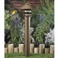 2.5 W Ceramic T3 LED Standard Architectural Bronze Die-Cast Copper-Free Aluminum Landscape Series 9226 Model Bollard Light | VISBR9226Z25WT3