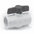 3" Slip White PVC 150 PSI Ball Valve | VLPBV030S