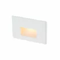 2 W 2700K LED White Aluminum Rectangle Step Light | WAC401127WT