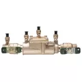 1" FPT Bronze Lead-Free Cast Copper Silicon Alloy 175 psi LF007M1-QT Series Double Check Valve Assembly | WAT007QT010LF