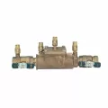 1" FPT Bronze Lead-Free Cast Copper Silicon Alloy 175 psi LF007M1-QT Series Double Check Valve Assembly | WAT007QT010LF
