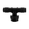 Hydro Flow Tub Outlet Tee Fitting w/ 2 Gaskets - 3/4 in - Display Box (25/Box)