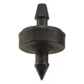 Netafim Self Piercing Pressure Compensating Emitters w/ Internal Check Valve - 1.0 GPH (Black) (25/Cs) [SPCV10-25]