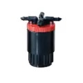 1/2" Inlet FIPT x Barb Swivel 10 gph Red CFL Series Pressure Compensating 4-Outlet Drip Bubbler | AGFCFL10