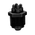 3/4" Inlet MPT x Slip-Fit 6 gph Black 4-Outlet Bubbler | AGP72500771