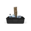 Mongolian Basalt Column Landscape with (1) 30" Mongolian Natural Basalt Column Fountain Kit | AQS58065