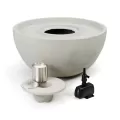 28" x 14" Sandstone with Pump Tubing and Fitting Fire Feature Fire Fountain | AQS78202