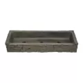 36" x 12" x 6" Straight Stacked Front Spill Slate Topper | AQS78281
