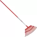 Corona Clipper Leaf Rake, 19" Blade 54" Metal W/Anti-Slip Vinyl Fixed Tine | RK 62061