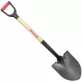 Tempered Steel Blade 16 ga 30" Ash Wood Handle Round Point Shovel | CORSS26010