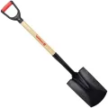 Tempered Steel Blade 14 ga 30" Ash Wood Handle Garden Spade | CORSS29010