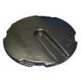 ADS Sump Lid, Solid HDPE Locking Black 18" | DFEPITLIDHD