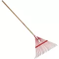 Corona Clipper Spring Brace Rake, 22" Coated Metal Blade 54" Wood Handle 22-Tine | RK 24002