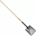 Tempered Steel Blade 14 ga 48" Northern Ash Wood Handle Closed-Back Square Point Shovel | CORSS61000