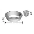 6" Outlet Locking For 12" and 18" Square DrainTech Basin and Low-Profile Drain Adapter | DRT0612SD