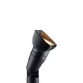 2 W Integrated LED Flat Black Die-Cast Aluminum QB Series Wall Wash Zoning Up Light | FXLQB1LEDFB