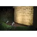 2 W Integrated LED Flat Black Die-Cast Aluminum QB Series Wall Wash Zoning Up Light | FXLQB1LEDFB