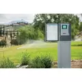 8 Stations Outdoor Modular 33 cm x 13 cm x 51 cm Gray Metal HCC Series Base Controller | HTRHCC800M