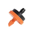 6 mm Self-Piercing Barb 6 gph Orange HE Series Point Source Pressure Compensating 25/Bag Drip Emitter | HTRHE60B25