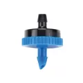 6 mm Self-Piercing Barb 0.5 gph Blue HE Series Point Source Pressure Compensating Drip Emitter | HTXHE050100