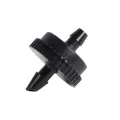 6 mm Self-Piercing Barb 1 gph Black HE Series Point Source Pressure Compensating 100/Bag Drip Emitter | HTXHE10100