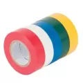 1/2" x 20' x 7 mil Red/White/Blue/Green/Yellow Assorted For Marking and Coding Wires Electrical Tape | KNGGTPC550