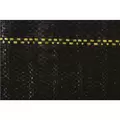 Polyester Fiber Backing Black with Gold Stripe 5 oz Woven Fabric 3' x 250' Polypropylene Woven | LANP3