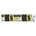 Polyester Fiber Backing Black with Gold Stripe 5 oz Woven Fabric 5' x 250' Polypropylene Woven | LANP5