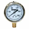 0 to 200 psi 2-1/2" Dial 1/4" NPT Lead-Free Liquid Filled Lower Pressure Gauge | MRLPGL200