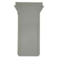 12.5" X 0.5" Light Gray Universal For Dura Slope Trench Drain End Cap |  DS-224