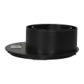 2-1/4" Outlet, Black Offset Universal For Catch Basins | 1245