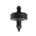 0.16 to 0.17" x 0.16" Self-Piercing Barb 1 gph Black Point Source Drip Emitter | NEESPCV1025