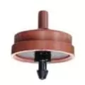 0.16 to 0.17" Inlet Barb x NIPS 1 gph Black Point Source Pressure Compensating TechFlow Drip Emitter | NETWPC10