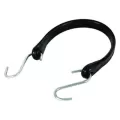 31" Tie Down Strap Black Rubber with Zinc Plated Steel S Hooks | PAS4907