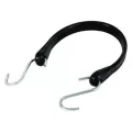 T Christy Enterprises Tie Down Strap, Black Rubber W/Zinc Plated Steel S Hooks | RTS41