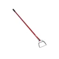 6" x 4" 60" Red Powder Coated Aluminum Handle Classic Series Landscape 2-Way Contractor Loop Hoe | STR42610