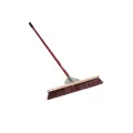 24" Stiff Bristle 60" Red Powder Coated Aluminum Handle Wonder Broom | STR82624