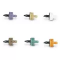 1/2" or 3/4" Self-Piercing Barb 12 gph Plastic Dark Brown PC Series Pressure Compensating Medium Flow 1-Outlet Drip Emitter | RBXPC12
