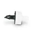 1/2" or 3/4" Self-Piercing Barb 18 gph Plastic White PC Series Pressure Compensating Medium Flow 1-Outlet Drip Emitter | RBXPC18