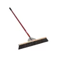24" Medium Bristle 60" Red Powder Coated Aluminum Handle Wonder Broom | STR82614
