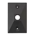 Architectural Bronze Die-Cast Copper-Free Aluminum Landscape Series WM-150 Model with 1/2" FPT Rectangle Wall Canopy | VISWM150Z