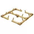 13" x 13" 120000 Btu Brass CFB120 Series Original Natural Gas Burner System | WARCF120NG